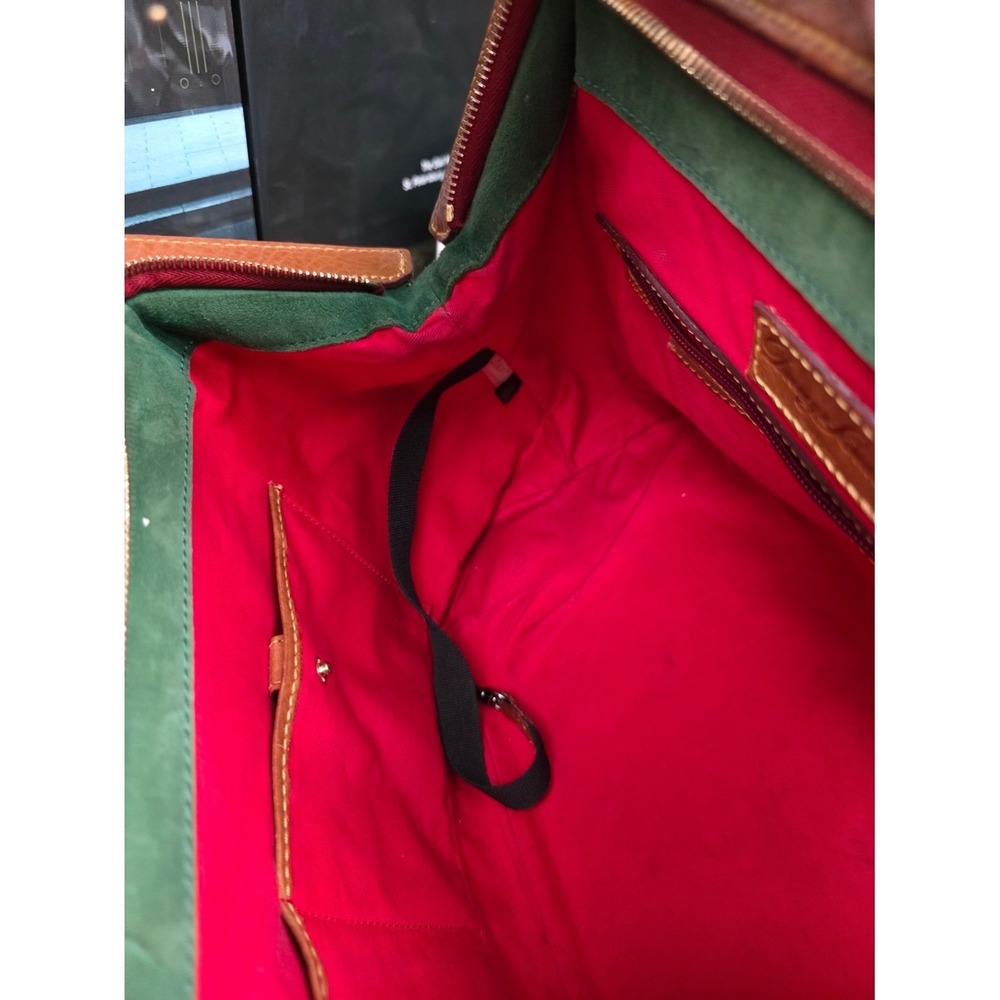 Dooney & Bourke Mitchell Satchel Tan Florentine Leather Doctor Bag Large - Picture 10 of 16